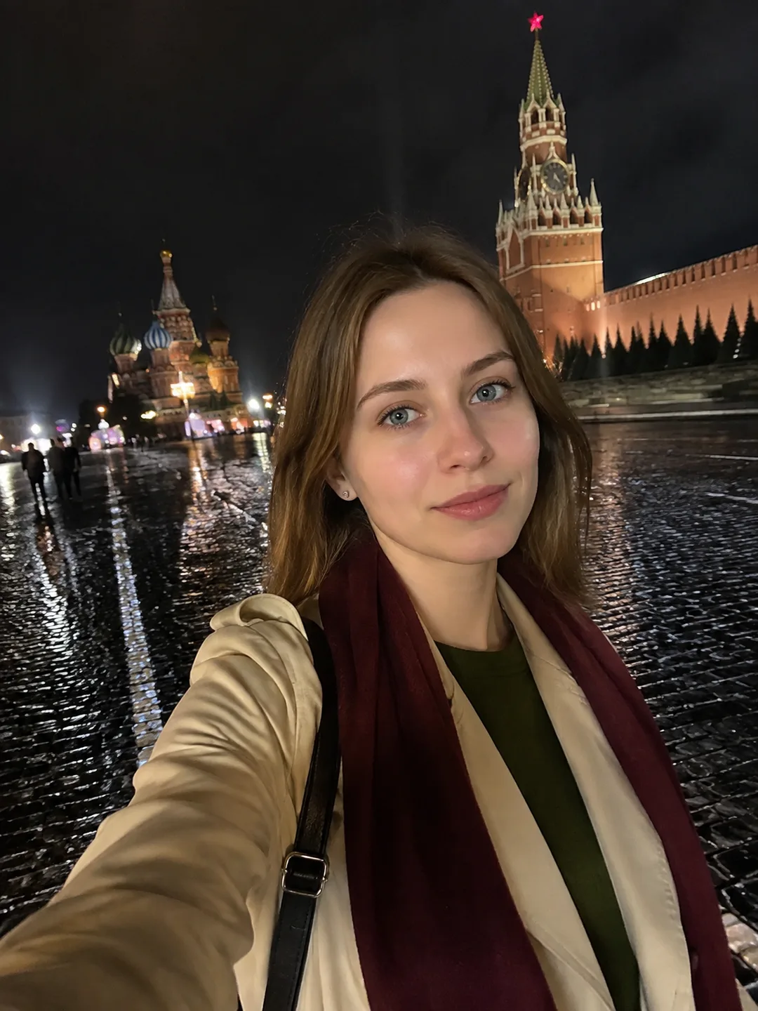 Пример образа «Ночная Красная площадь» для нейрофотосессии