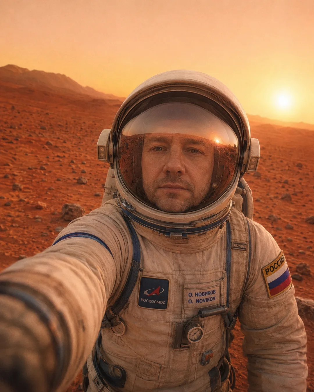 Пример образа «На марсе» — Селфи