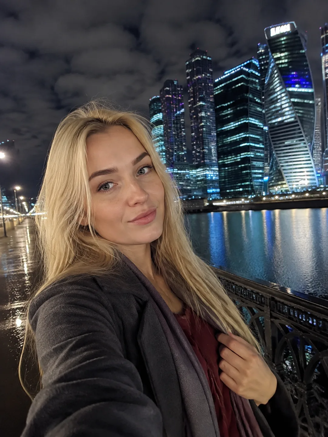 Пример образа «Огни Москва-Сити» для нейрофотосессии