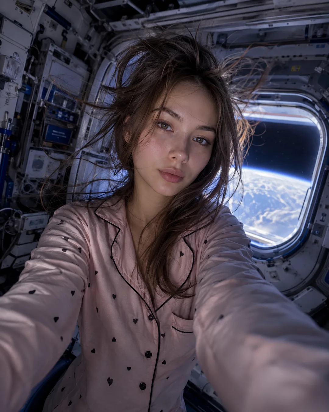 Пример образа «Космическая станция» — Селфи