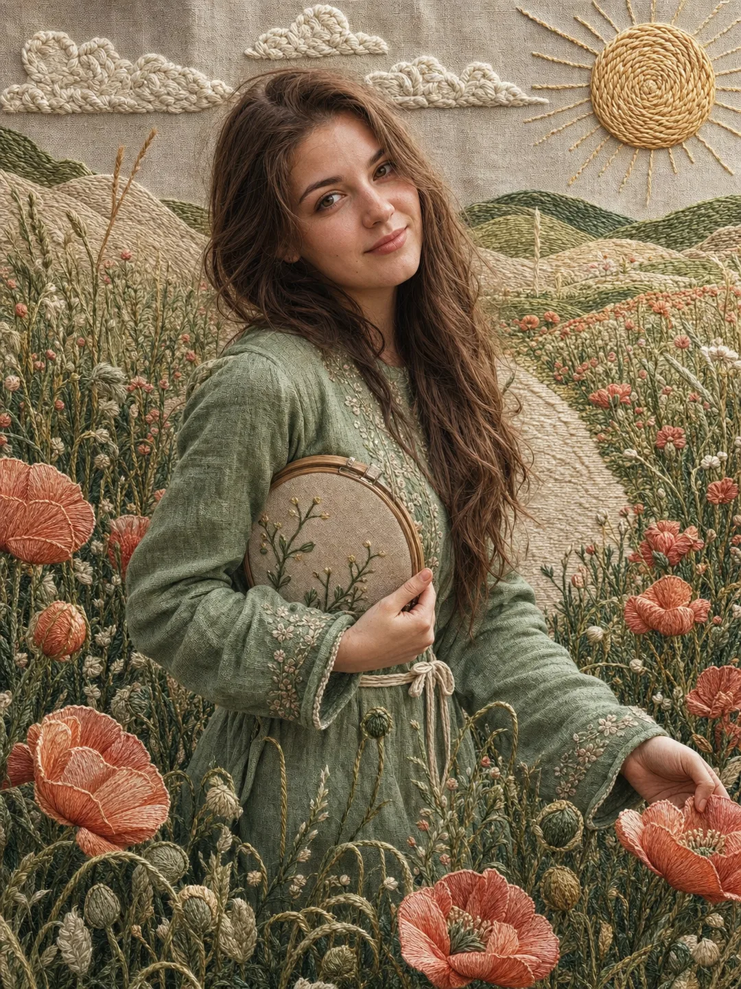 Вышитая весна